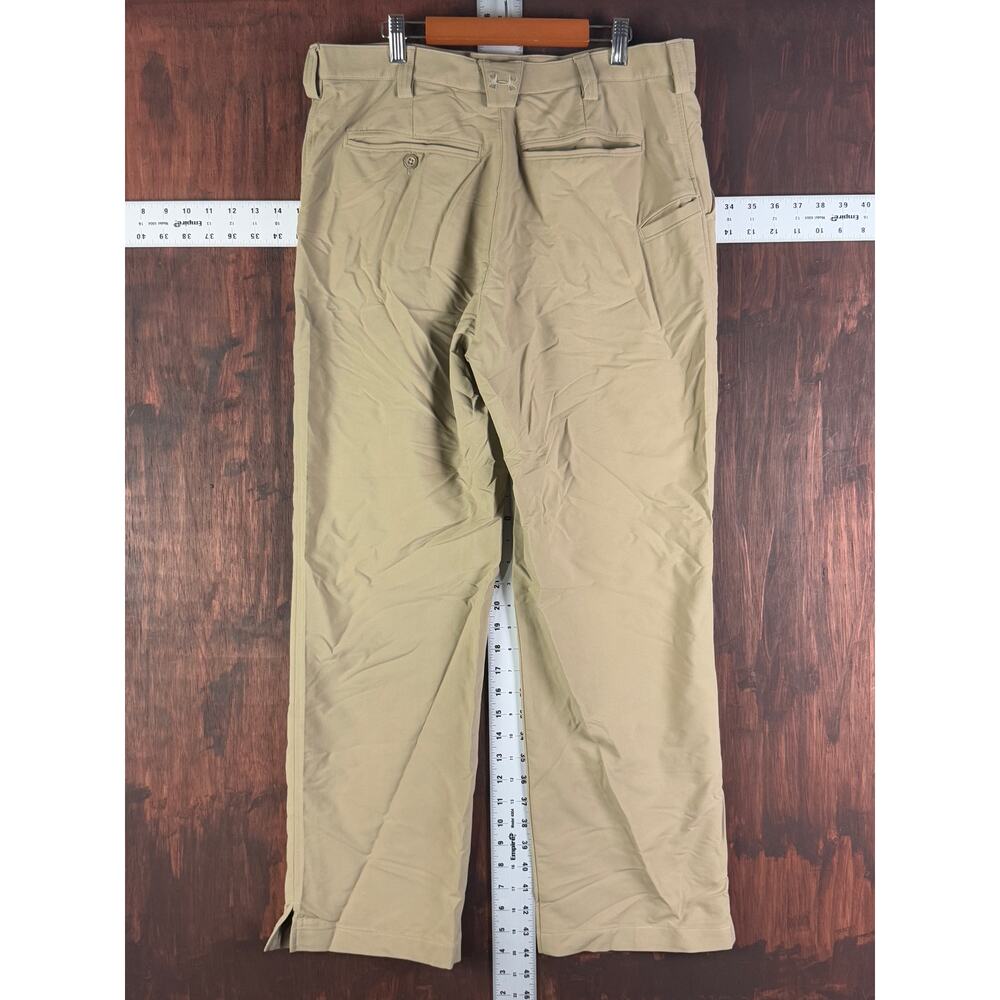 Under Armour UA Bentgrass Tech Golf Activewear Pants Khaki Men 36x32 1236337 EUC - Picture 9 of 9